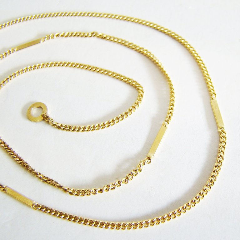 Halskette Gold 333er Stäbchen fein