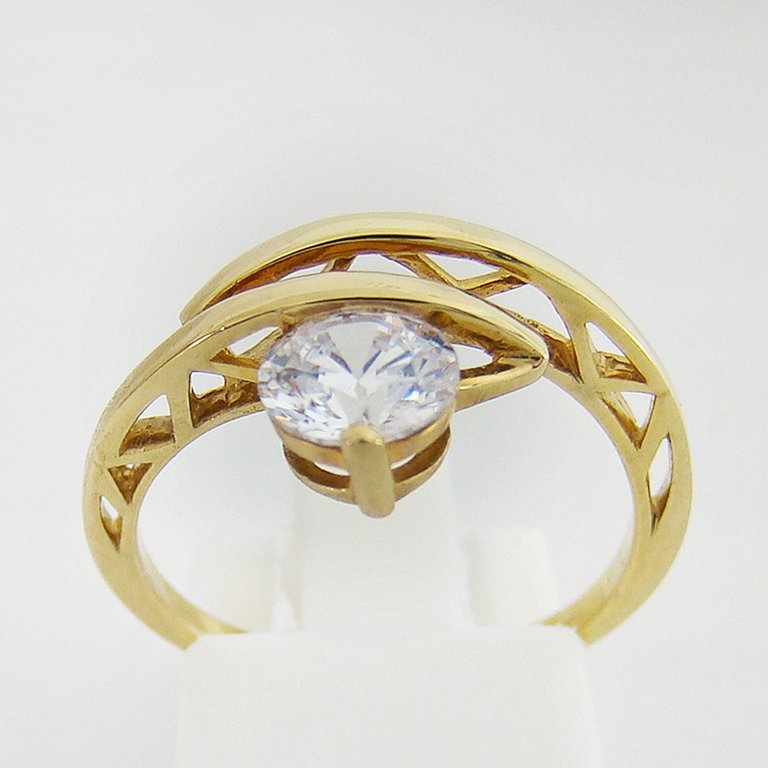 Ring Gold 333er Cubic Zirkonia