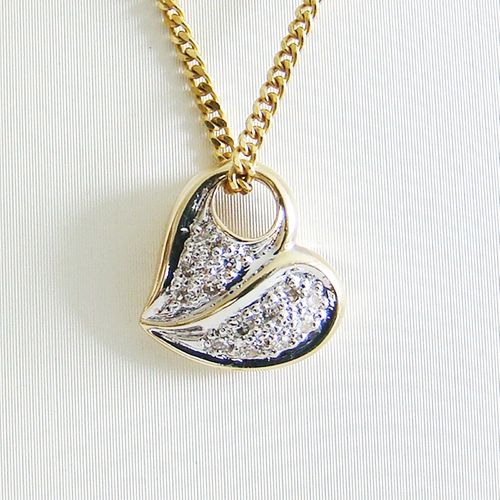 Anhänger Gold 585er Diamanten Herz