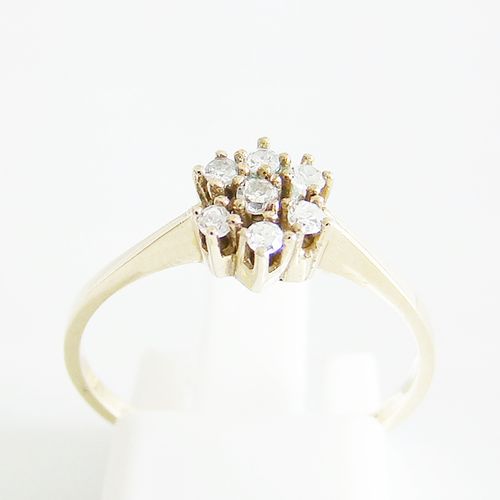 Ring Gold 333er Diamanten