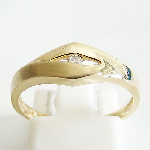 Ring Gold 375er 0,045 ct Brillant