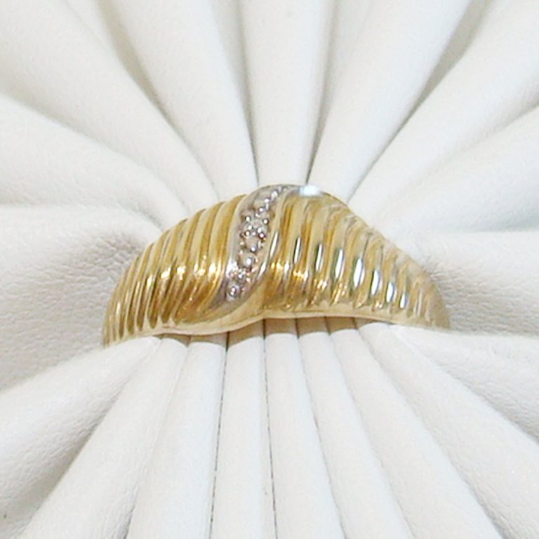 Ring Gold 333er 8 kt Diamant