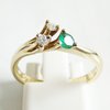 Ring Gold 585er Brillant Smaragd