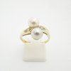 Ring Gold 585 Perle Brillanten