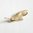 Perlenclip Gold 585er Natur Biwa Perle