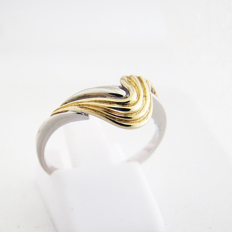 Ring Gold 333er bicolor